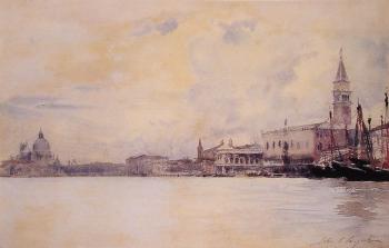 約翰 辛格 薩金特 The Entrance to the Grand Canal, Venice 約翰 辛格 薩金特 The Entrance to the Grand Canal, Venice